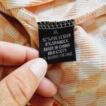 Faded Rose Orange Checkered Stretch Cami Top Size XL Photo 6