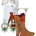 Aquazzura Coachella feathered black suede flat ankle boots size IT 35 US 5 Photo 14