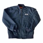 Streetwear Navy Blue Workwear Bomber Jacket 🔥 Size L Photo 0