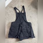 Madewell Adirondack Short Overalls Shortalls Black Denim 100% Cotton Size Medium Photo 12