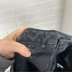 American Eagle  Black Distressed Denim Mom Jeans Size 10 Photo 2