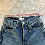 RE/DONE Women's 90s High Rise Loose Fit Straight Leg Jeans 26 Destroyed Mar Photo 8