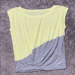 Nike  Dri-Fit‎ size small Women's Yellow and Gray Top Photo 0