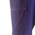 FIGS Scrubs Pants Women Med Purple Cargos Pocket Bottoms Technical Collection Photo 2