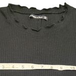 Abercrombie & Fitch Black Ribbed Long Sleeve Tee XS Photo 10