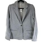 J.Crew Factory Womens Knit Sweatshirt Blazer Jacket Gray 4 Photo 0