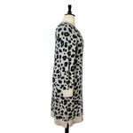 Loft Sweater Dress Crew Neck Long Sleeves Cream Leopard Women’s Plus Size XXL Photo 2