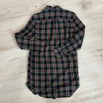 Dr. Martens Black Red Green Plaid Flannel Shirt Tunic Size Medium Photo 2