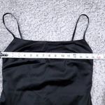 Babaton READ  Aritzia Passion Satin Sleeveless Bodycon Mini Dress Black Size 6 Photo 7