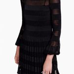 Maje Short Openwork Knit Dress Photo 4