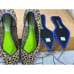 Rothy's  Leopard Print Flats The Pointe Toe Black Tan Womens Shoes Size 9 Photo 9