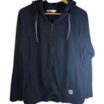 Outdoor Research Performance Full Zip Waffle Knit Hoodie Black Womens XL Active Photo 0