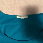 Teal Bell Sleeve Dress Blue Size L Photo 2