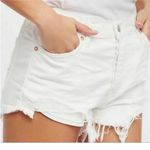 Free People  Loving Good Vibrations Factory Distressed Shorts Size 27 Photo 4