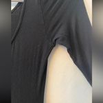 Entro  long sleeve black and burgundy chevron maxi dress size small Photo 5