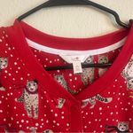 secret treasures Secret Treasure’s Christmas Cheetah Pajama Top Photo 1