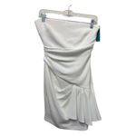 NEW NWT Cinq à Sept Ella White Strapless Mini Dress Size 4 Photo 7