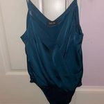 fab'rik  Green/Jade Silk Body Suit Photo 0