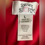 Sweet Storm Red Halter Jumpsuit with Relaxed Fit Photo 7