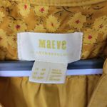 Maeve  Golden Mustard Yellow Tiered Marlie Mini Button Down Shirt Dress Size 0P Photo 4