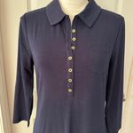 Lilly Pulitzer Reema Polo Dress in True Navy Photo 6