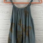 Bishop and Young Blue Gold Printed Crinkle Short Set Size M Photo 0