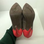 Anthropologie Anthro Seychelles strike a chord gray coral heels career size 7 Photo 5