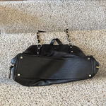 Kate Spade EUC  Black Leather Expandable Shoulder Bag Photo 6