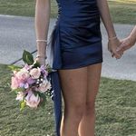 Babyboo  Mini Dress Navy Blue Photo 0