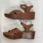 Kork-Ease  Leather Cross Strap Platform Sandals 353 Photo 6