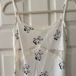 Black and White Teddy Bear Lace Trim Slip Dress Size XS Photo 2
