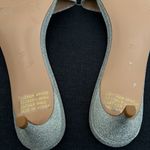 Revolve Women’s 37/US 6  LMS Silver Glitter Slip On Kitten Heel Mules Like-New Photo 7