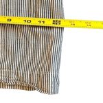 Lilka pinstripe wide leg casual pants with elastic waist Blue Size XS Photo 7