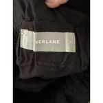 Everlane  Women's Black 100% Cotton A-line Midi Skirt Size Small Photo 3