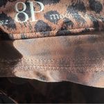 Ann Taylor  Loft Size 8P Modern Straight Animal Print Velvet Pants NWT Photo 8
