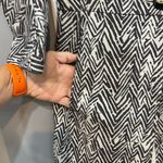 CAbi # 3034 Ponte Knit Zig Zag Print Jacket, Women’s XS Photo 3