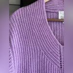Ted Baker  London lilac oversized high-low wool blend sweater Photo 6