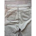 Loft  High Waist Straight Crop Jeans Cream Off White Wash Spring Academia Size 27 Photo 6