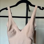 SKIMS  Body Unlined Plunge Mid Thigh Bodysuit Clay‎ NWT XS Photo 6