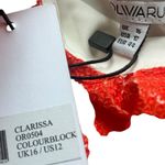 Olivia Rubin Clarissa Tiered Sequin Mini Dress Rainbow new with tags Size 12 Red Photo 5