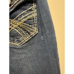 Wallflower Women's The Lucious Curve Fit Jeans Dark Wash Size 5 Reg Blue Photo 7