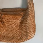 Jessica Simpson Women's Crocodile Pattern Purse Shoulder Hobo Bag Orange Large Photo 10