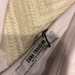 H&M White V Neck Ruffle Tank Top Photo 5