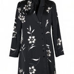 Saltwater Luxe Women Black floral Print Blazer Dress Sz. Sm NWT Feminine Dressy Photo 0