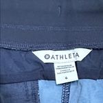 Athleta  Trekkie North Floral Print Mid Rise Ankle Jogger Pants Blue Size 6 Photo 5