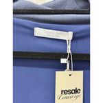 Chiara Boni NWT Lella Crepe Long Sleeve Blouse Midnight Blue Women's 42/ US 6 Photo 4