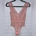 Victoria's Secret Victoria’s Secret Very Sexy Soft Pink Lace Teddy Size XS Lace Bodysuit Photo 1