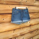joe's jeans  Raw Edge Rolled Cuffed Jean Shorts Photo 2