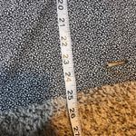 Michael Kors Blouse Floral Print 3/4 Sleeve Smocked Top Black White S Photo 4