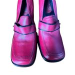 Vintage New Tothemax Red/Burgundy Chunky Block Heel Square Toe Y2K 90s size 8 Red Photo 6